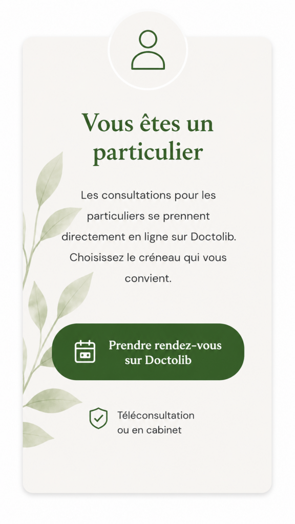 Vous êtes un particulier? PsyEthic